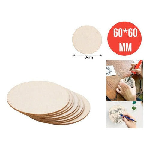 Circulo De Madera Para Manualidades
