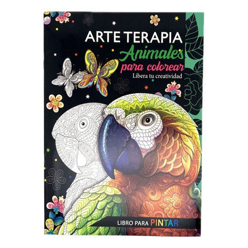 Libro Arteterapia Para Pintar Mandalas Niños