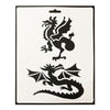 Plantilla Flexible Stencil Dragones 2