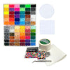 Pack Mostacillas Planchables Hama 5mm, 72 Colores