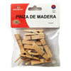 Pinza Perro De Ropa Madera Manualidades 3,5 Cm