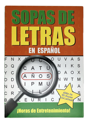 Libro Sopa De Letras Formato Grande