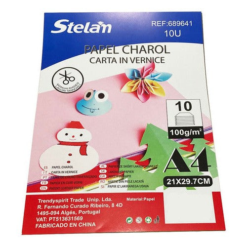 Set 10 Papeles De Colores A4 100gr