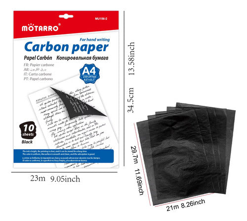 Papel Calco Azul 10 Hojas