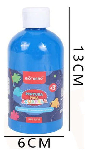 Tempera Acuarela Pote 250 Ml Escolar