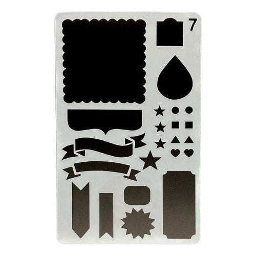 Plantilla Flexible Stencil Diseños Figuras Planner