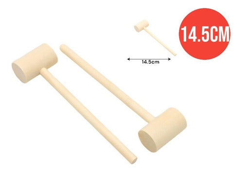 Mini Martillo Madera Manualidades