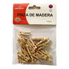 Pinza Perro De Ropa Madera Manualidades 2,5 Cm