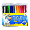 Marcadores Jumbo Scripto 12 Colores Escolares