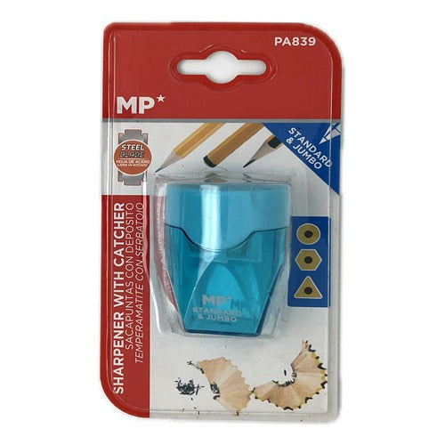 Sacapuntas Doble Con Contenedor Plástico