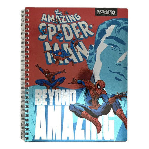 Cuaderno Universitario 7mm Spiderman Proarte