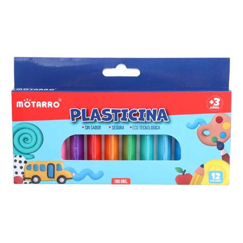 Plasticina Triangular 12 Colores Adix