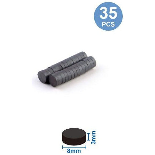 Set 35 Imanes 8mm Redondos Manualidades