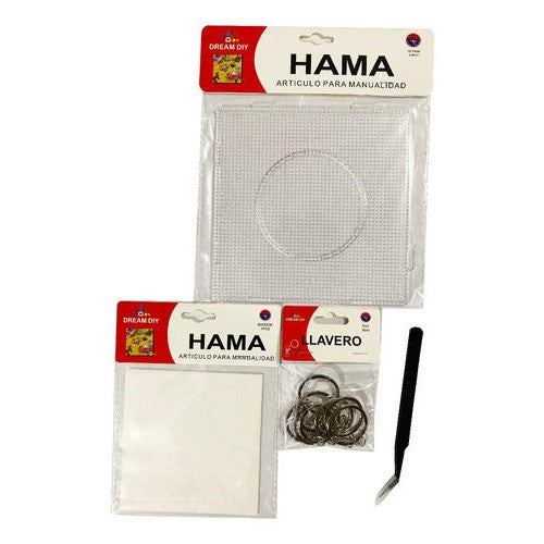 Pack Mostacillas Planchables Hama 2.6mm, 24 Col, 16800 Beads