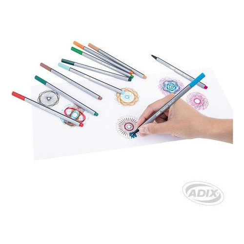 Lápices Fineliner 20 Colores Adix