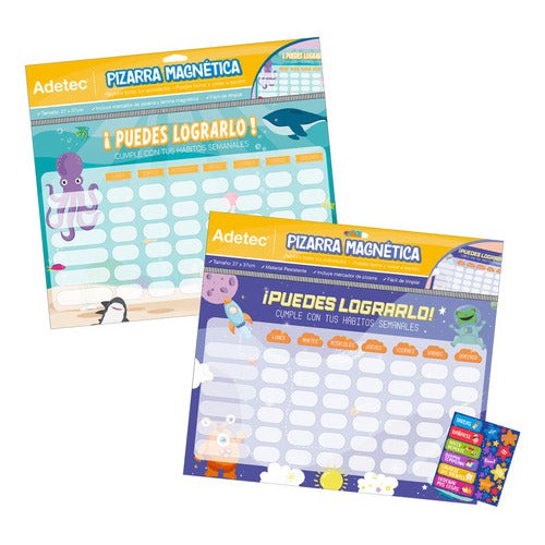 Pizarra Magnética Horario Escolar