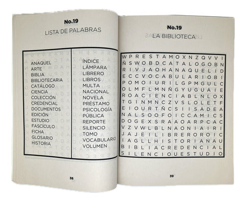 Libro Sopa De Letras Formato Grande