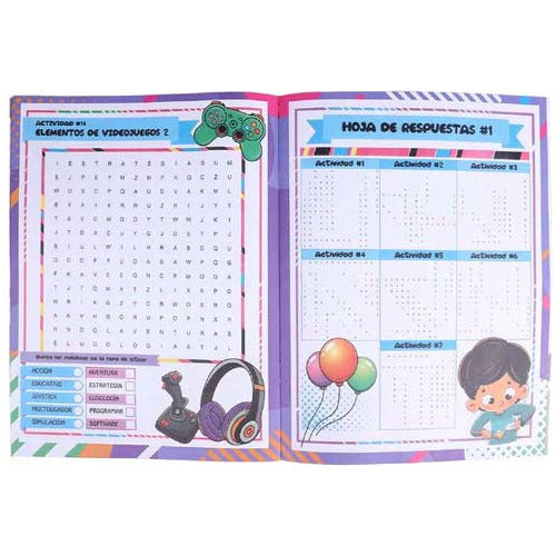 Libro Sopa De Letras Para Niños