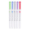 Set 5 Marcadores Colores Frios Doble Punta Mildiliner Zebra