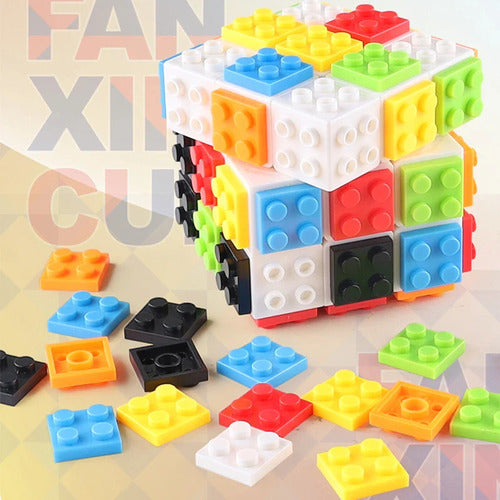 Cubo Mágico 3x3x3 Estilo Bloques