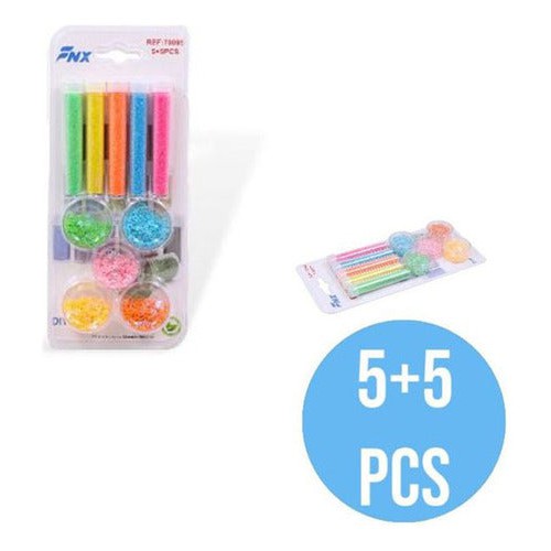 Set Frascos Purpurinas Escarcha + Lentejuela Colores
