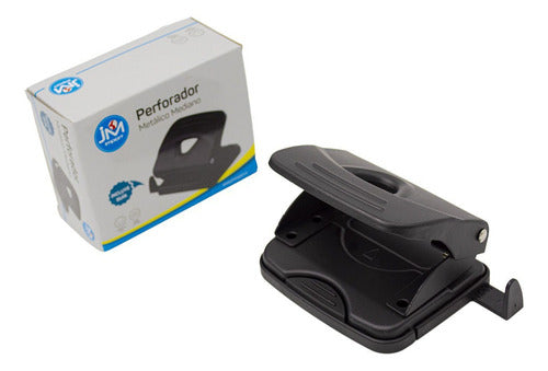 Perforador Metal Negro Mediano