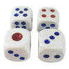 Set De 4 Dados 6 Caras Acrílicos Grande