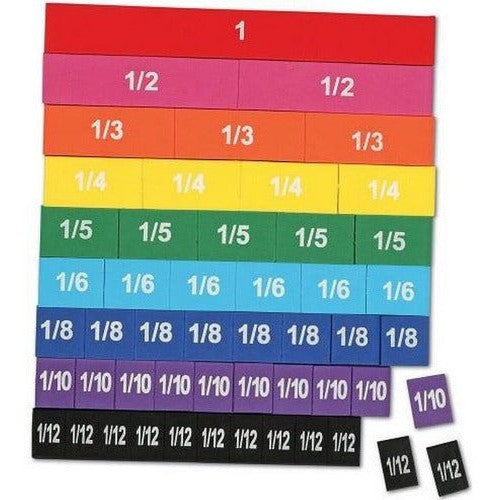 Fracciones 51 Piezas Soft Foam Magneticas