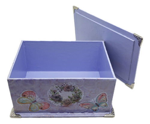 Caja Artesanal Decorativa Para Regalo Decoupage