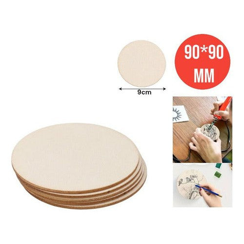 Circulo De Madera Para Manualidades