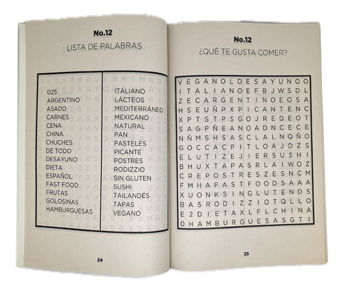 Libro Sopa De Letras Formato Grande