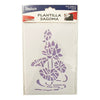 Plantilla Flexible Stencil Diseño Flor