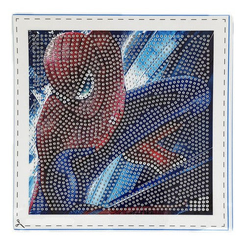 Kit Pintura Diamante 15x15 Cm Con Marco