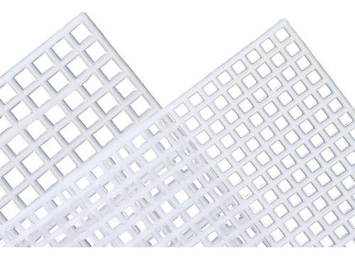 Malla De Plástico Para Tejer Rectangular