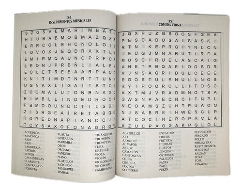 Libro Sopa De Letras Formato Grande