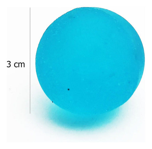 Pack 10 Pelotas Saltarinas 3 Cm De Goma