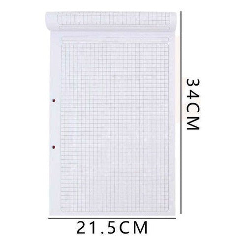 Block Prepicado Perforado Oficio 80 Hojas 7 Mm
