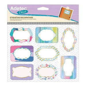 Etiquetas Decorativas Diseños Adetec
