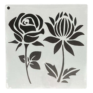 Plantilla Flexible Stencil Diseño Primavera