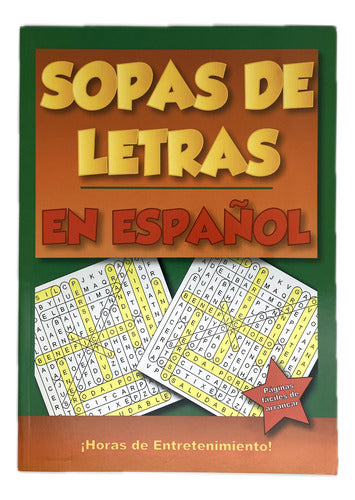 Libro Sopa De Letras Formato Grande