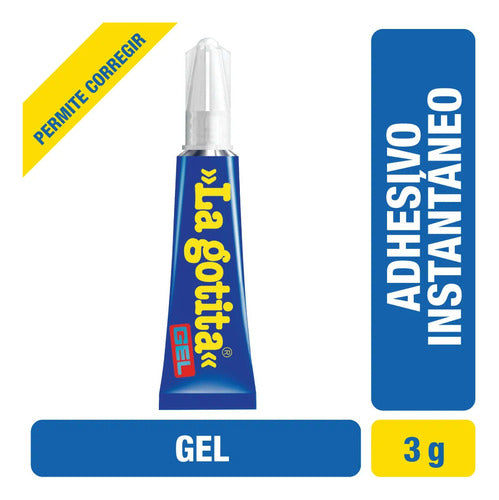 Adhesivo Instantáneo La Gotita Gel 3 Ml