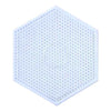 Base Hexagonal 16.5x16.5, Mostacillas Planchables Hama 5 Mm