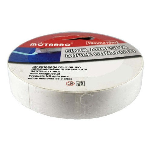 Cinta Doble Contacto 18mm X 10mt