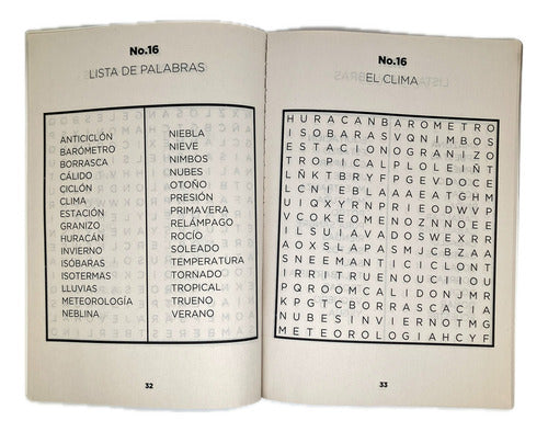 Libro Sopa De Letras Formato Grande