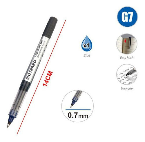 Bolígrafo Tinta Gel 0.7 Motarro G7