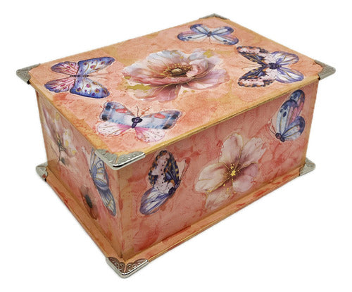 Caja Artesanal Decorativa Para Regalo Decoupage
