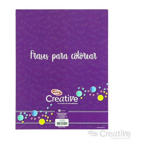 Libro Para Pintar Frases Creative