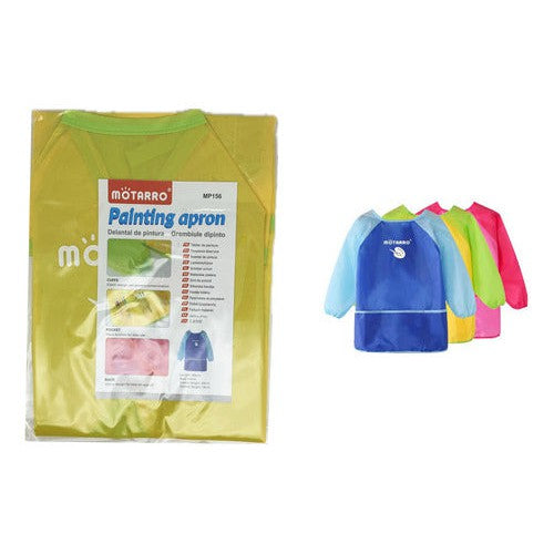 Delantal Con Mangas Escolar Manualidades