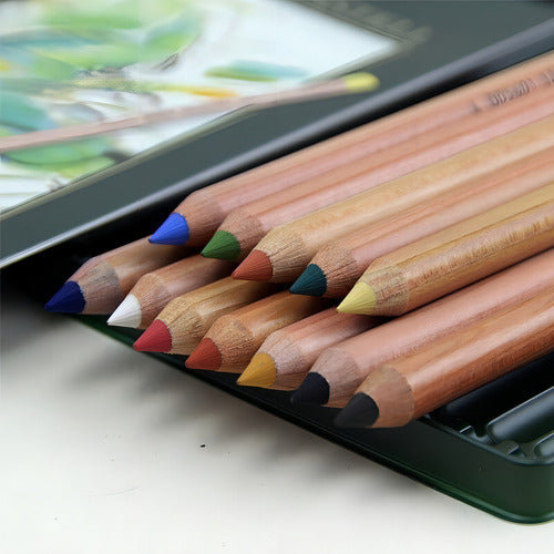 Lapices Faber Castell Pasteles Pitt 12 Colores Lata