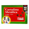 Carpeta Cartulina Metálica 10 Pliegos 7 Colores